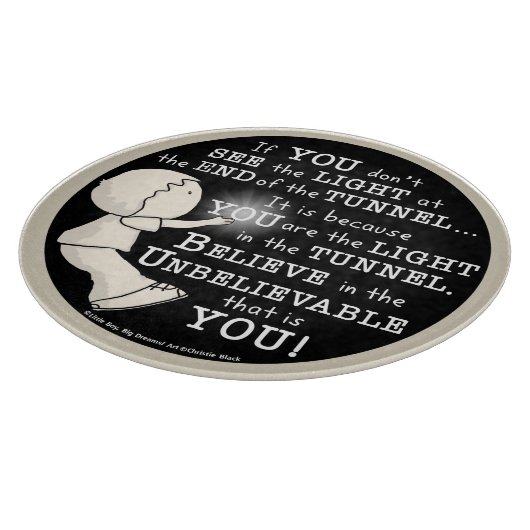 Planche À Découper Lumière dans le tunnel (Coin)