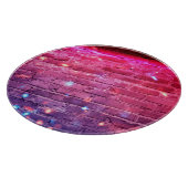 Planche À Découper Lumière néon : mur de brique vide. (Coin)
