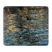 Planche À Découper Lumières du soir sur la mer (Devant)