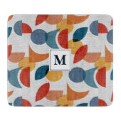 Planche À Découper Lumineuse géométrique rétro Abstrait Moyen-siècle  (Devant)