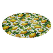 Planche À Découper Lumineux citrons aquarelle (Coin)