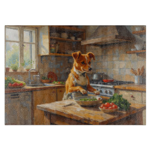 Planche À Découper Lundehund norvégien cuisine dans la cuisine
