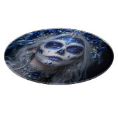 Planche À Découper Lune de saphir Calavera – Céleste Bleu (Coin)