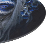 Planche À Découper Lune de saphir Calavera – Céleste Bleu (Coin)