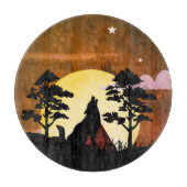 Planche À Découper Lune montante du loup solitaire (Devant)