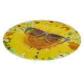 Planche À Découper Lunettes de soleil Tournesol Chic (Coin)