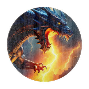 Planche À Découper Lutte contre la foudre du dragon