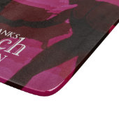 Planche À Découper Lutte Merci Entraîneur Silhouette Rouge (Coin)