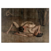 Planche À Découper Lutteurs (par Thomas Eakins) (Devant)