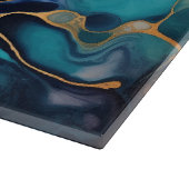 Planche À Découper Luxe Elégant Marbre Abstrait Belle (Coin)