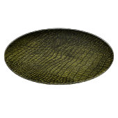 Planche À Découper Luxueuse texture de peau de crocodile foncé. (Coin)