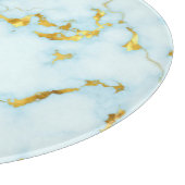 Planche À Découper Luxueux Azure Gilded Pottery Motif Ceramic Art (Coin)