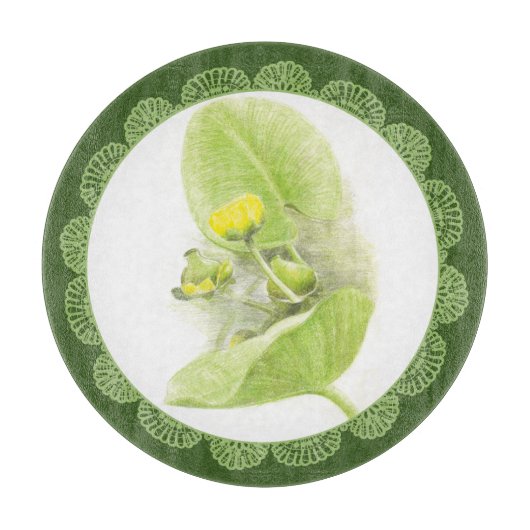 Planche À Découper Lys de fleurs (Devant)