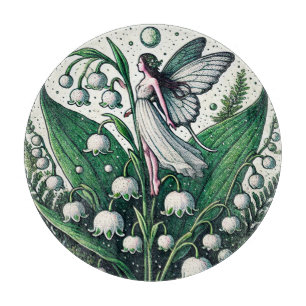 Planche À Découper Lys de la Vallée Fée Illustration Printemps