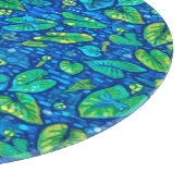 Planche À Découper Lys de vache, étang d'été de Spatterdock Modèle fl (Coin)