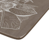 Planche À Découper Lys d'eau marron (Coin)