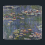 Planche À Découper Lys d'eau par Claude Monet<br><div class="desc">Claude Monet - Nappes D'Eau. Belle peinture florale aux belles couleurs de Claude Monet. Cadeaux imprimés de haute qualité,  estampes,  pochettes de téléphone et de nombreux autres grands cadeaux.</div>