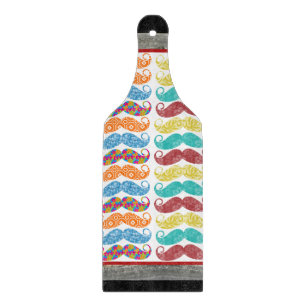 Planche À Découper M. Mustache Hipster Motif