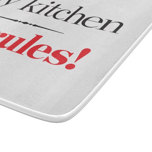 Planche À Découper Ma cuisine, mes règles (Coin)