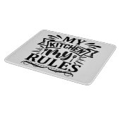 Planche À Découper Ma cuisine, mes règles (Coin)