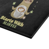 Planche À Découper Ma journée commence avec du sloffee (Coin)