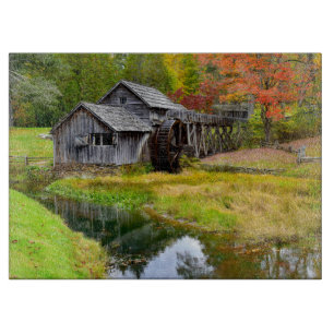 Planche À Découper Mabry Mill à l'automne