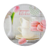 Planche À Découper Macarons Dans La Table De Coupe KItchen - Arrondi (Devant)