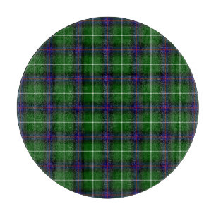 Planche À Découper MacDonald tartan bleu vert plaid
