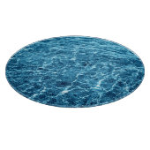 Planche À Découper Macro Bubbling Blue Sea Photo (Coin)