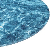 Planche À Découper Macro Bubbling Blue Sea Photo (Coin)