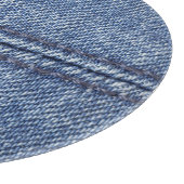 Planche À Découper Macro Dénim Bleu, Texture Gros Plan. (Coin)