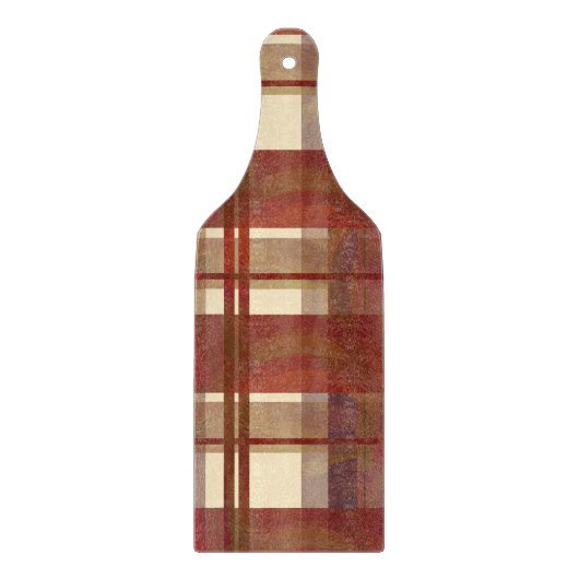 Planche À Découper Madras Plaid Fall Red (Devant)