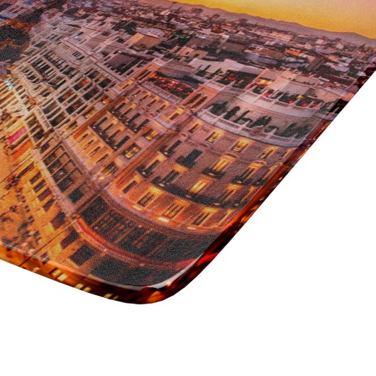 Planche À Découper Madrid Espagne Capitol City Skyline (Coin)