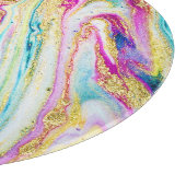 Planche À Découper Magic Marbling : Metallic Paint Design. (Coin)