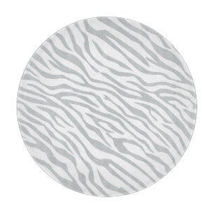 Planche À Découper Magic Zebra Stripes Click to Customize Grey Color