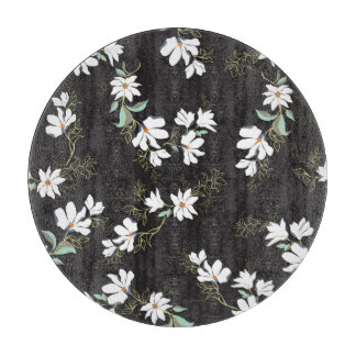 Planche À Découper Magnolia floral brillant Motif sans joint