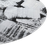 Planche À Découper Magnolias de printemps, design élégant de tissu. (Coin)