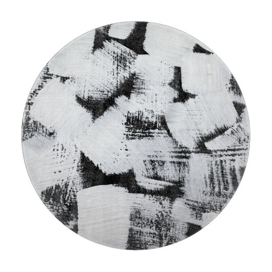 Planche À Découper Magnolias de printemps, design élégant de tissu. (Devant)