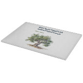 Planche À Découper Mahmoud Olive Tree Poem- Lisez l'eau d'eau de l'ar (Coin)