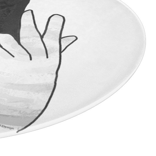 Planche À Découper Main Silhouette Billy Chèvre (Coin)