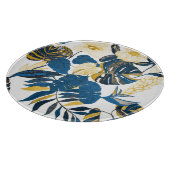 Planche À Découper Main Tropicale tirée : Motif créatif sans couture (Coin)