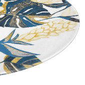 Planche À Découper Main Tropicale tirée : Motif créatif sans couture (Coin)