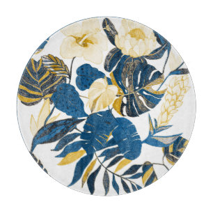 Planche À Découper Main Tropicale tirée : Motif créatif sans couture