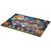Planche À Découper Maine Coon Chats Citrouille Halloween Funny (Coin)