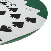 Planche À Découper Mains De Poker - Trois D'Un Genre - Ace (Coin)