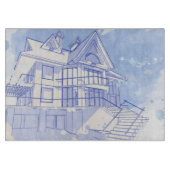 Planche À Découper maison : aspiration d'aquarelle (Devant)