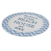 Planche À Découper Maison Blanche-Bleue-Bleue-Bleue-Bleue (Coin)