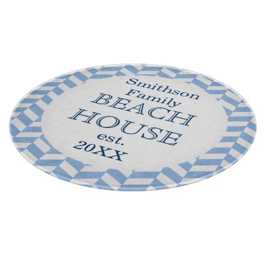 Planche À Découper Maison Blanche-Bleue-Bleue-Bleue-Bleue (Coin)