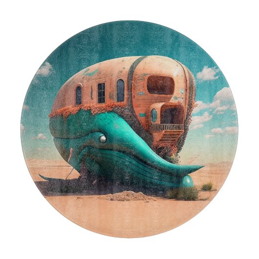 Planche À Découper Maison de la baleine du désert (Devant)