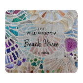 Planche À Découper Maison de plage personnalisée (Devant)